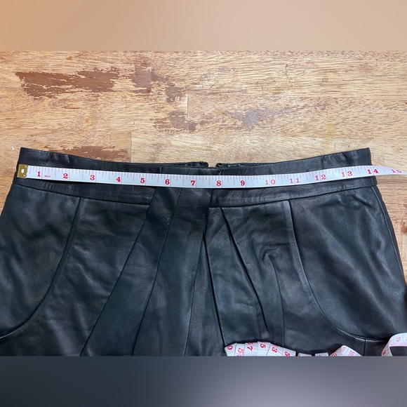 Halogen leather skirt - Picture 4 of 6